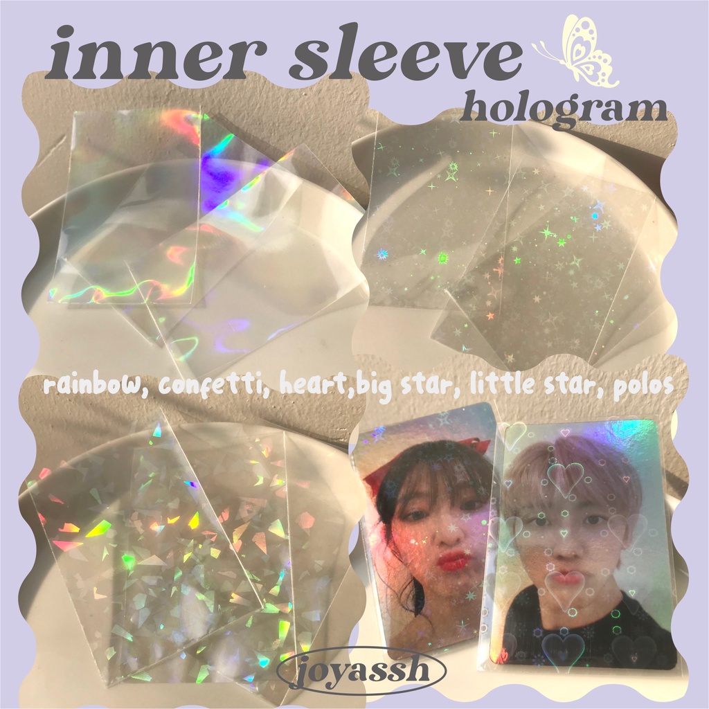 [READY] INNER SLEEVE HOLOGRAM INNER SLEEVE PHOTOCARD INNER SLEEVE PELINDUNG PHOTOCARD