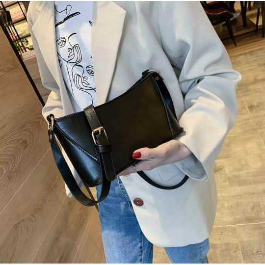 Tas KN kombinasi gesper / Tas Wanita Shopee Indonesia