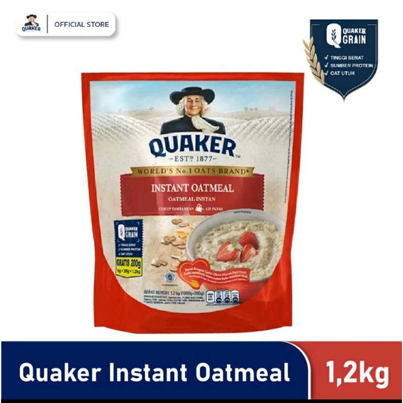 

Quaker Oatmeal Instans 1,2 kg