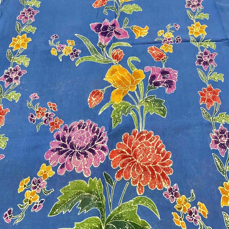 SBPK01B01 - Sarung Encim / Batik Encim Paris Cap Kombinasi Tulis Pekalongan