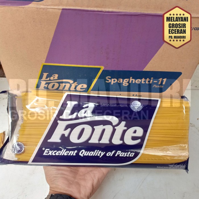 

Pasta-Aneka- Lafonte Spaghetti 1 Kg / La Fonte -Aneka-Pasta.