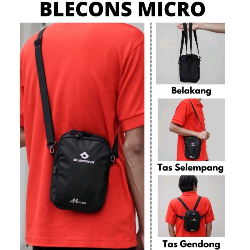 Tas Selempang Slimbag Mini Travel Pouch Blecons Series Macro Slingbag - Tas sandang Blecons