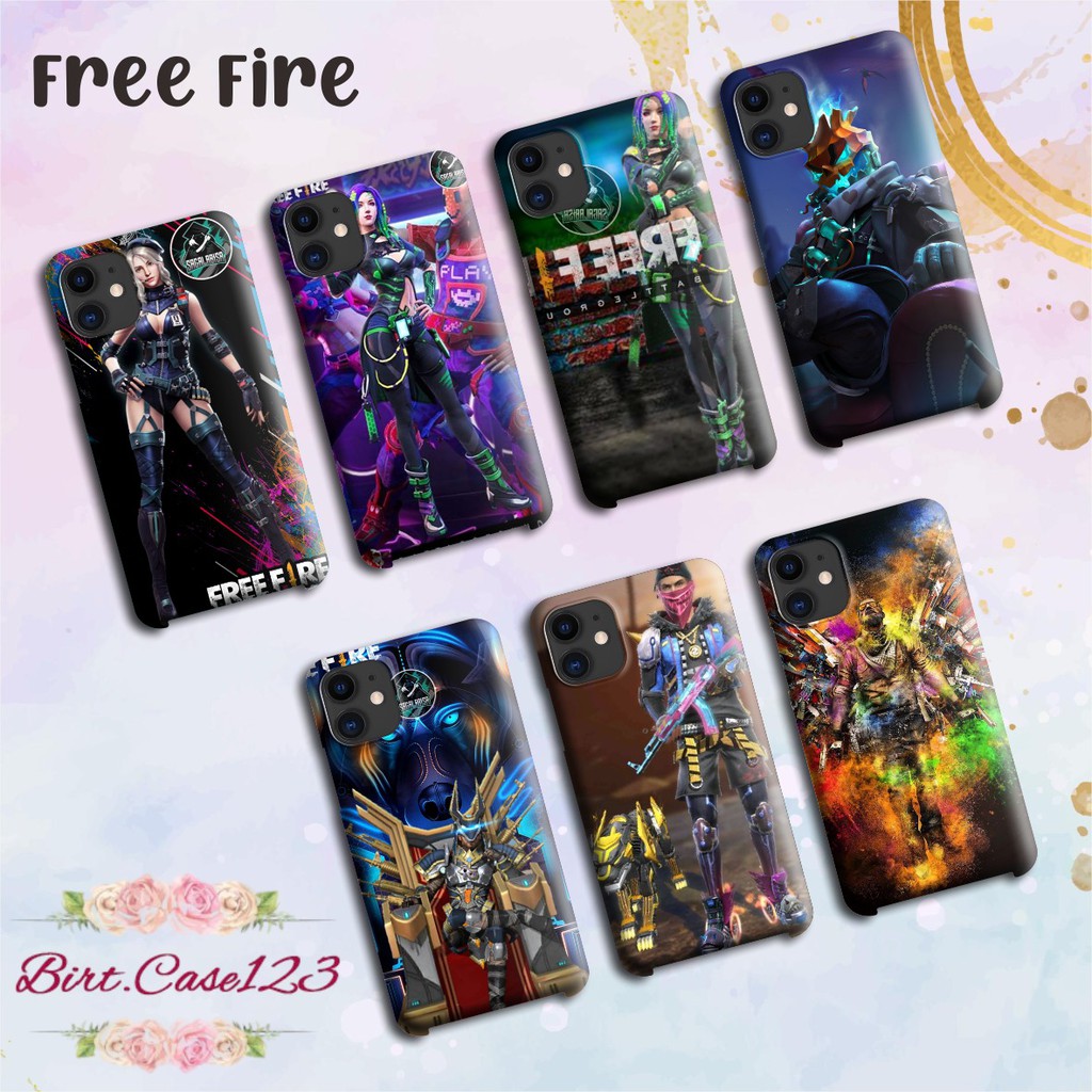 Hardcase FREE FIRE Iphone 5 6 6g 6g+ 7 7g 7g+ 8 8+ Xr X Xs Xs Max Se 2020 11 Pro Pro Max 5.8 BC890