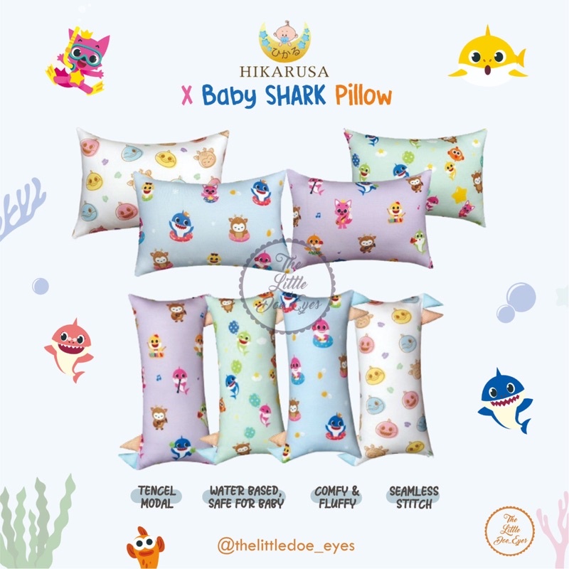 Bantal Guling Hikarusa X Baby Shark Edition