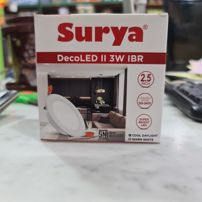 Led Panel Surya IBR 3W / Downlight LED surya ibr 3watt