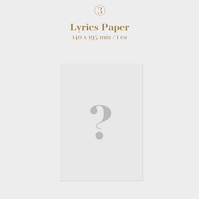 [YG SELECT EDITION] LISA FIRST SINGLE ALBUM LALISA READY STOCK