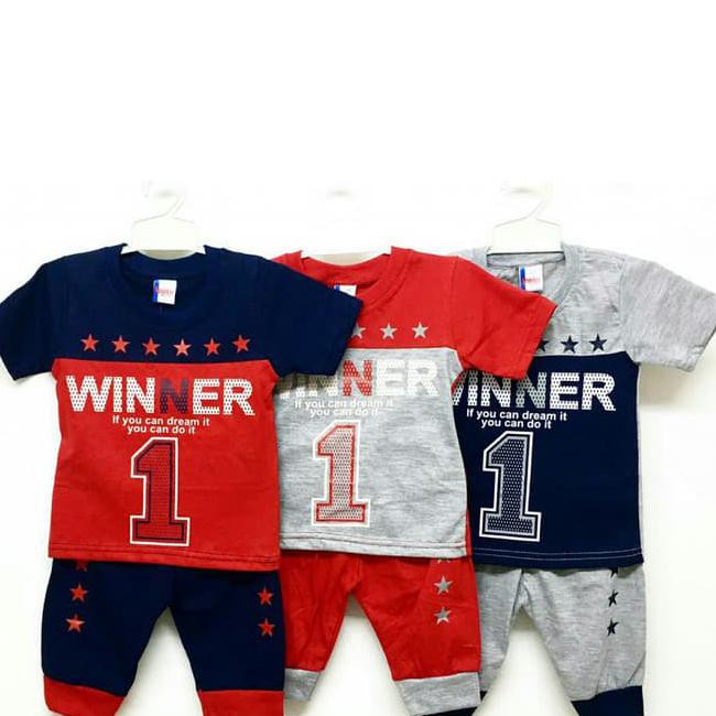 Baju Setelan Anak Bayi Lakilaki First Winner