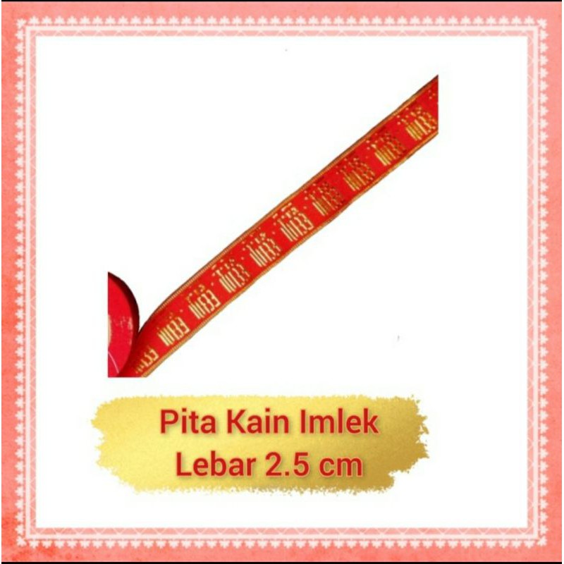 

Pita Imlek Kain Lis Emas CNY Chinese New Year Sincia