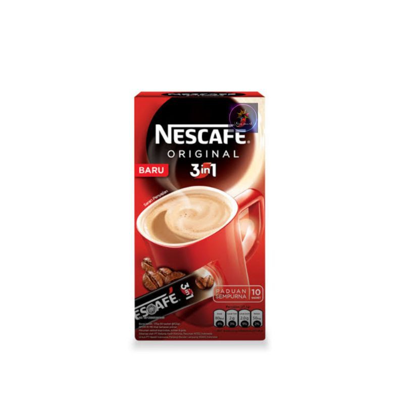

NEW//Nescafe Original 3in1 17.5gr x 10/kotak/coffee instan