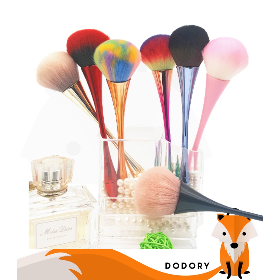 DODORY Kuas Make Up Besar Powder Brush Untuk Bedak Tabur Large Powder Blush On Bulu Lembut MakeUp Brushes Tools