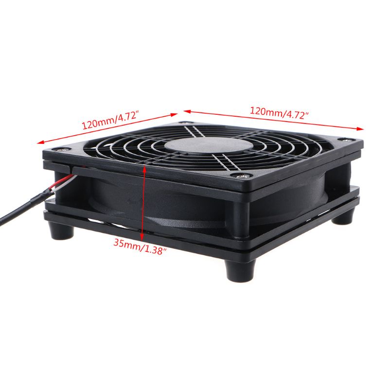 Bt Router Fan DIY PC TV Box Cooler Wireless Pendingin DC5V USB 120mm Kipas 120x35mm 12 cm Cooling Radiator