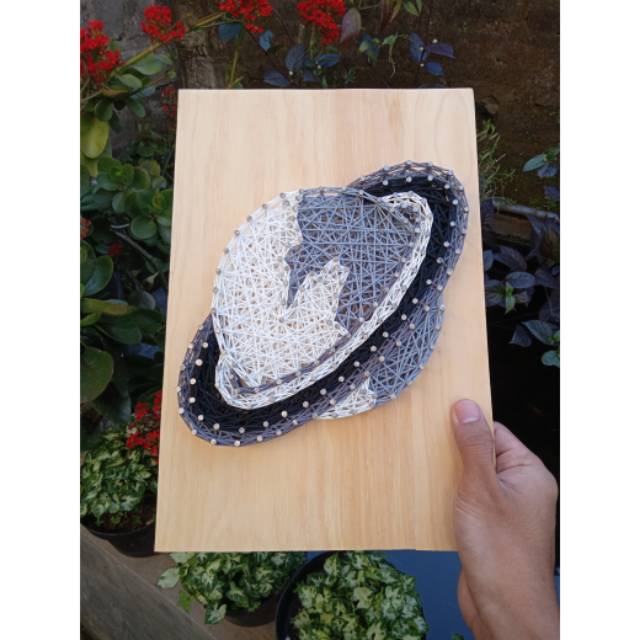 String Art "Saturn" | Wall Decor | Hiasan Dinding