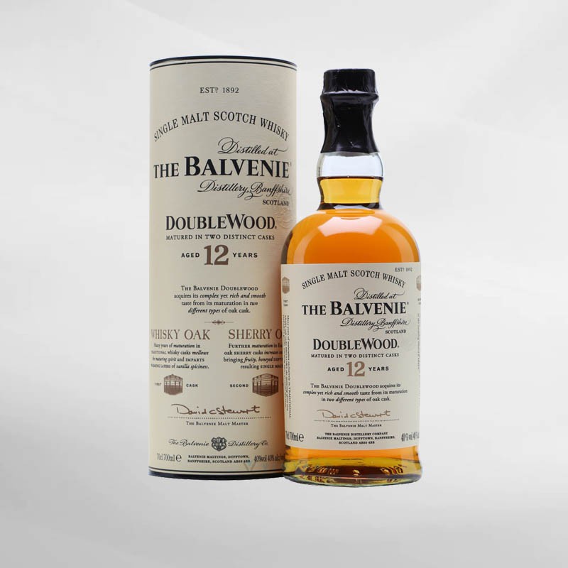 Balvenie 12 Years Old Double Wood Whisky 700 ml ( Original &amp; Resmi By Vinyard )