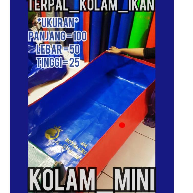 Best Seller Terpal Kolam 100x50x25 Kolam Terpal A12 Korea Shopee Indonesia