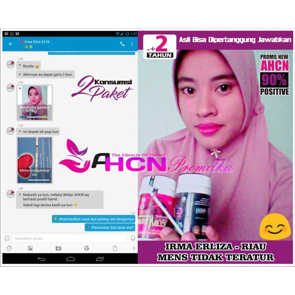 Promil Neo AHCN Obat Herbal Penyubur Kandungan Rahim Wanita Penyubur Sperma Encer 90% Berhasil Hamil-7