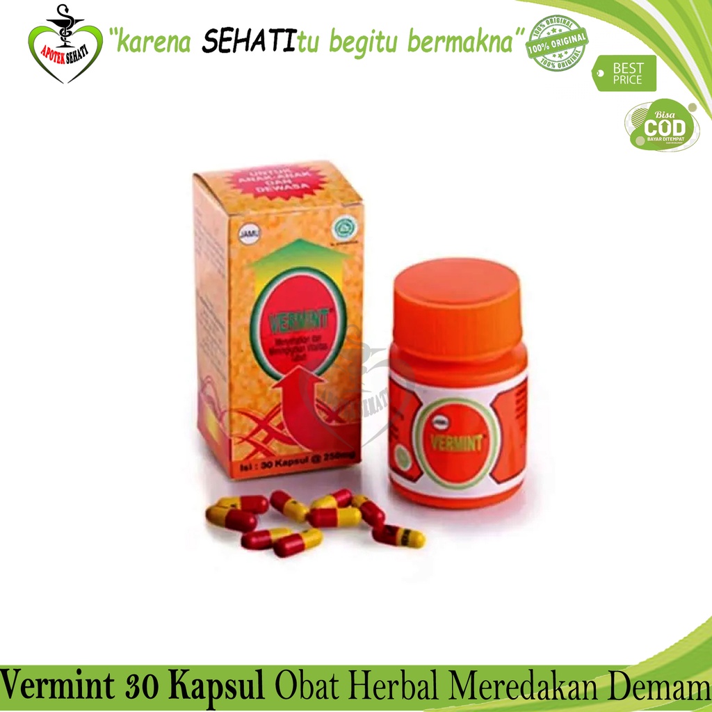 VERMINT KAPSUL CACING 30S THYPUS DEMAM