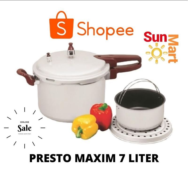 Presto / SERBAGUNA PANCI PELUNAK PRESSURE COOKER Maxim 7 Liter 7 lt