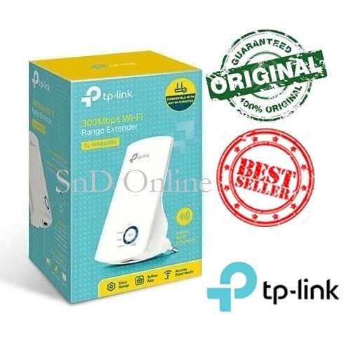TP-Link TL-WA850RE Penguat Signal  wireless TPLINK 850RE Wifi Extender/ Repeater WA850RE