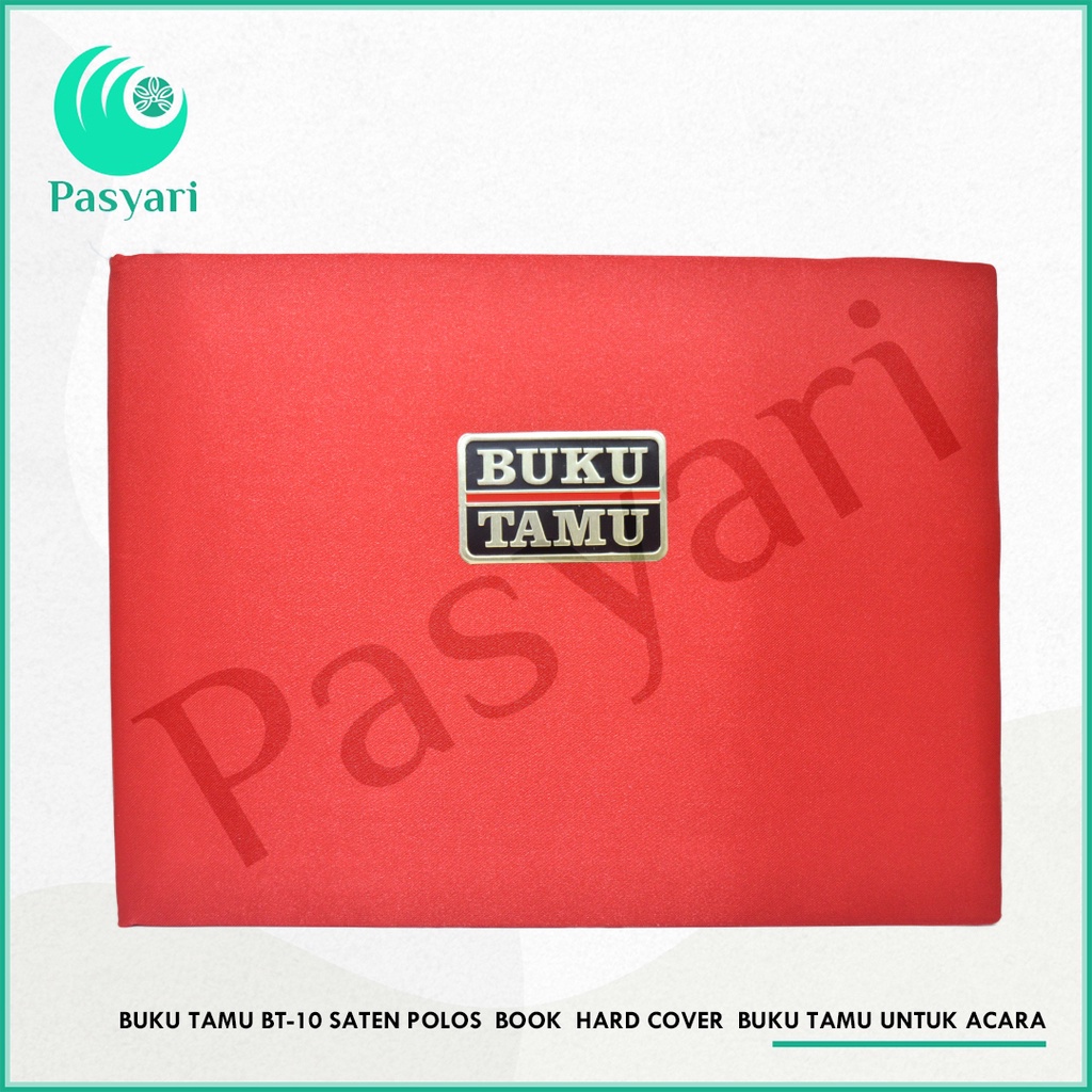 

Buku Tamu BT-10 Saten Polos Book Hard Cover Buku Tamu untuk Acara