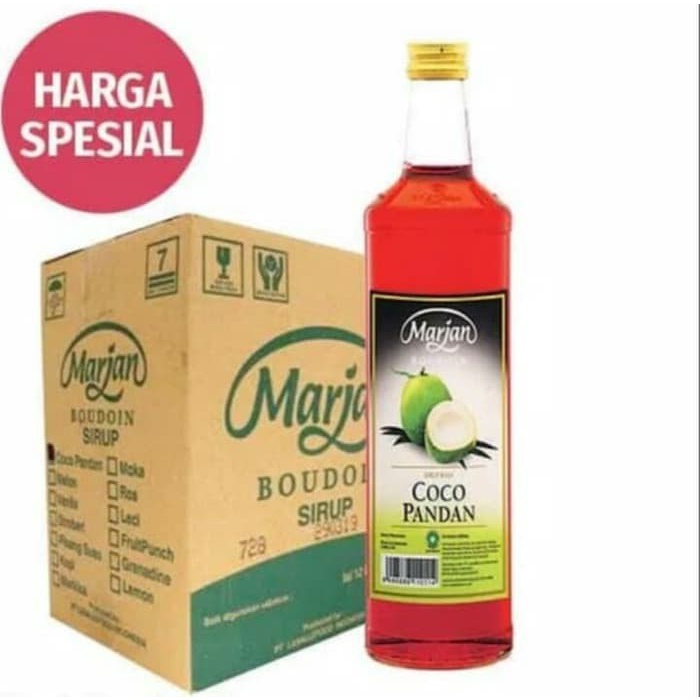 

Sirup Marjan Cocopandan Isi 12 Botol