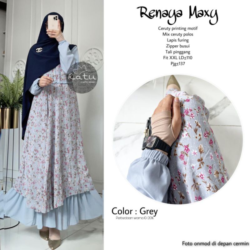 Gamis Wanita Renaya Maxy Ori Ratu Mulabees