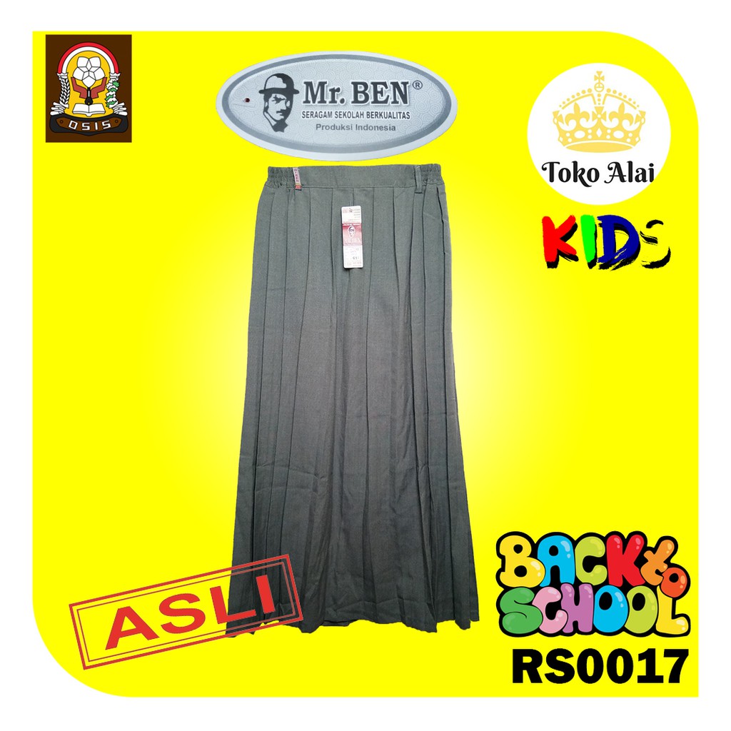 Rok Sekolah SMA Panjang Biku Keliling Abu Abu Mr.Ben Asli RS0017