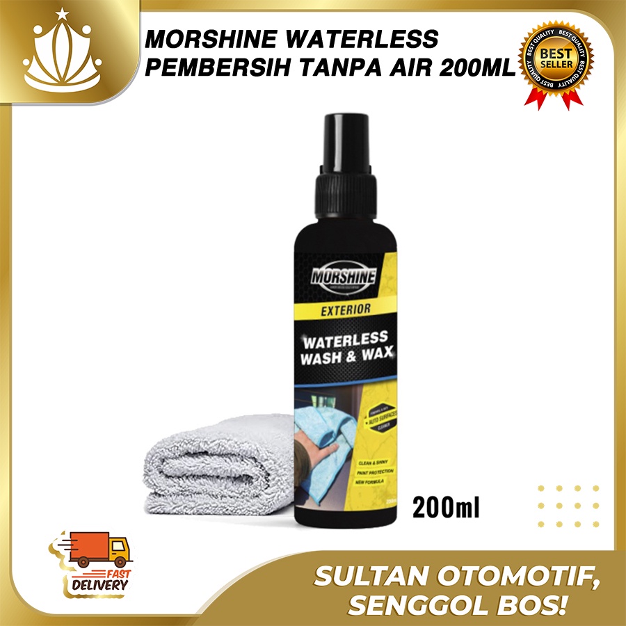 MORSHINE Waterless Wax Pembersih Pengkilap Tanpa Air 200ml