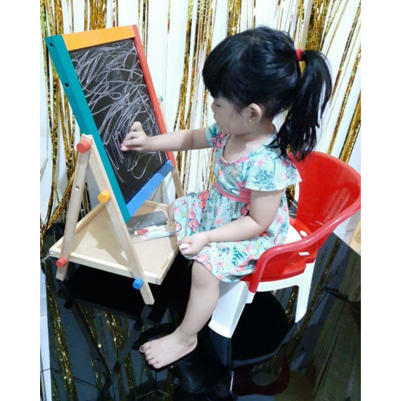MENKAY 2IN1 DRAWING BOARD PAPAN TULIS 2 SISI