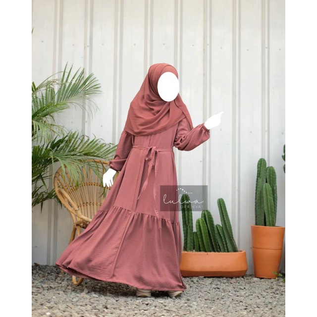 Sale Stock Gamis crinkle airflow - ISYANA DRESS