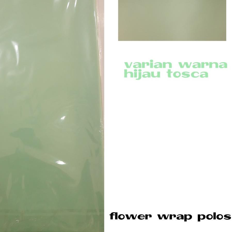 

Beli Segera ✻ Flower Wrap Cellophane polos / Kertas Bunga Polos Per Pak+