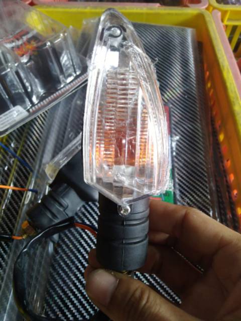 lampu sen motor variasi jumbo motor vixion klx tiger thunder cbr crf scorpio dll / lampu motor