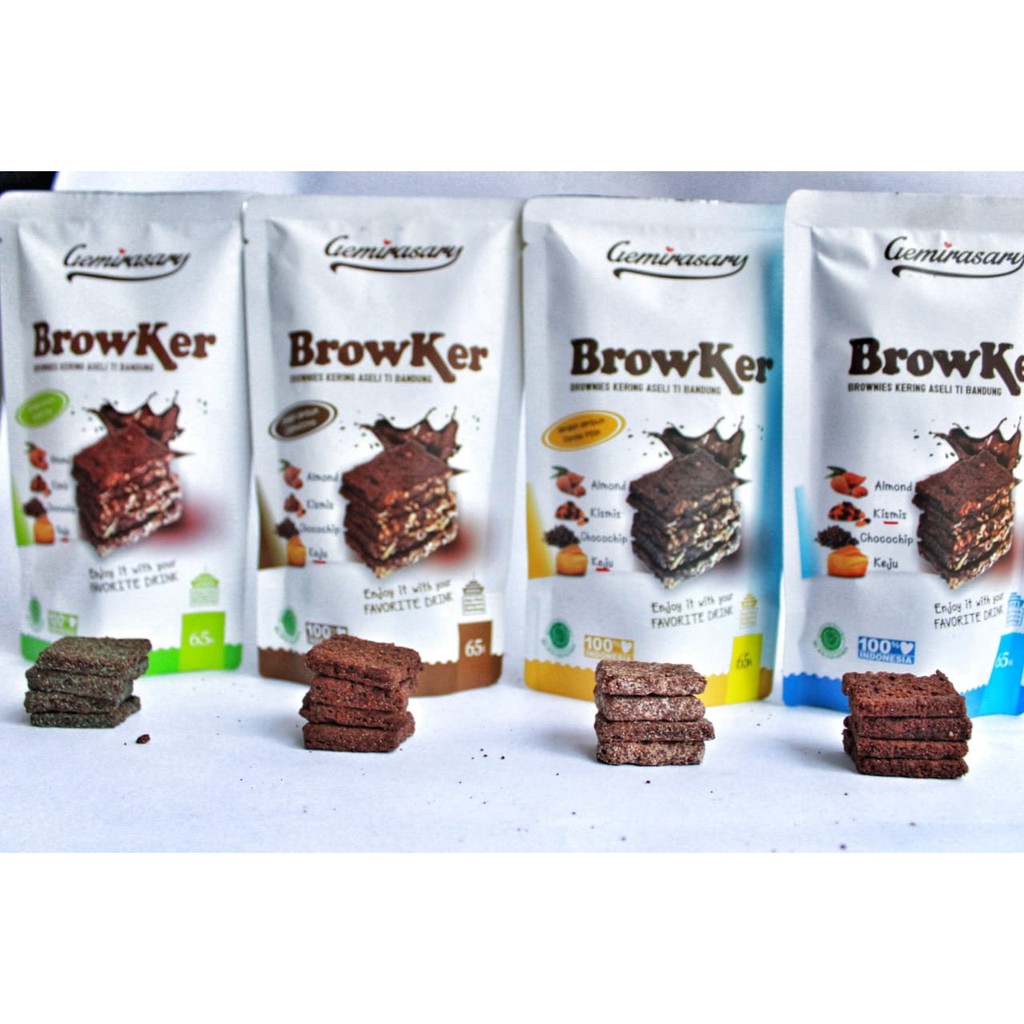 

BROWKER (Brownies Kering) BIKIN NAGIH