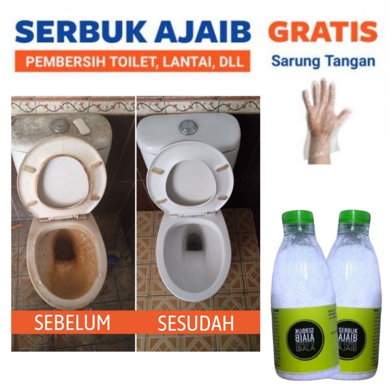 serbuk ajaib viral pembersih toilet, panci, wastafel