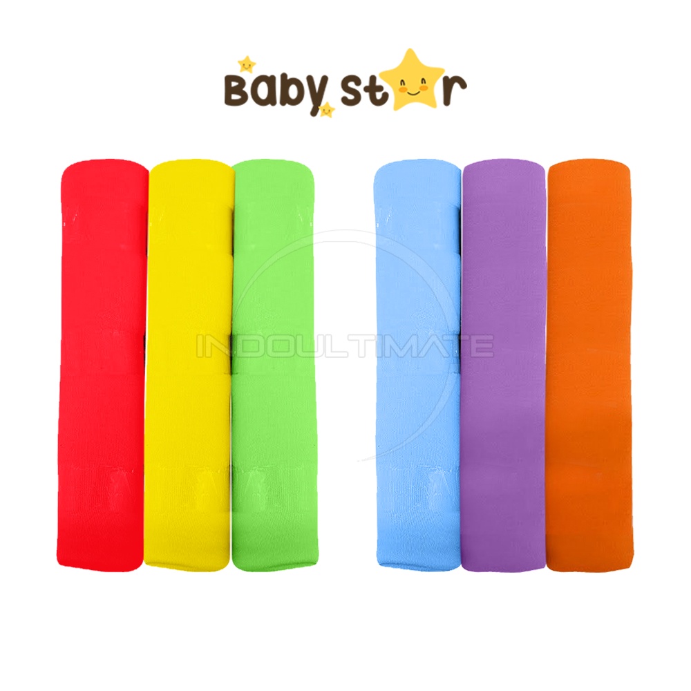 3PCS Bedong Bayi Rainbow Pastel BCS-9103 BCS-8103 Bedong Bayi Baru Lahir BABY STAR (STANDARD) Bedong Bayi Jumbo Pelangi Selimut Kain Warna Pelangi Alas Tidur Bayi Perlengkapan Bayi Newborn