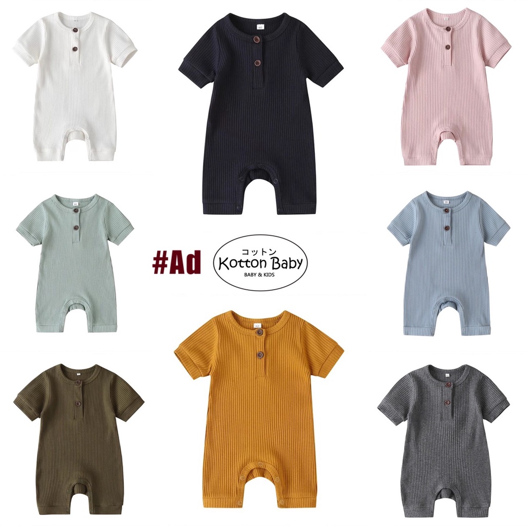 0-12bln JUMPER BASIC BAYI | JUMPSUIT ROMPER BAJU PAKAIAN ANAK catalog XMY AD