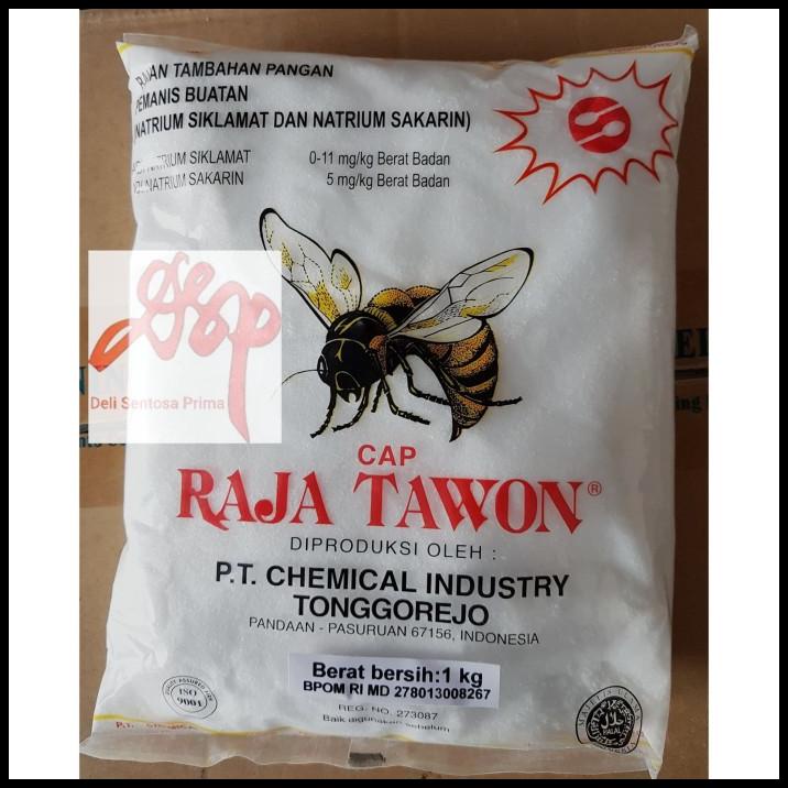 

TERBARU PEMANIS MAKANAN NATRIUM SIKLAMAT DAN SAKARIN CAP RAJA TAWON 1 KG !