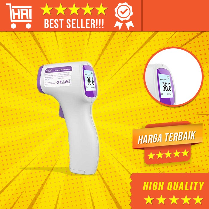 THERMO GUN / THERMOMETER DIGITAL INFRARED NON CONTACT ORIGINAL THERMOGUN