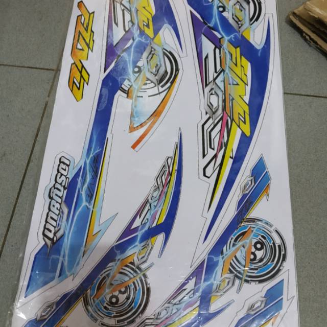 Striping scoopy lis motor scoopy thailand