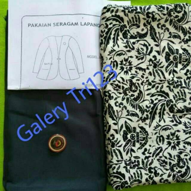 Pola Baju Seragam Ibi Ruang Belajar siswa kelas 2