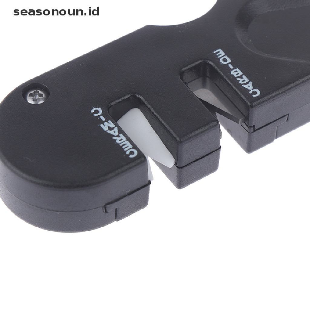(seasonoun) Pengasah Pisau Saku Lipat EDC Bahan Keramik Carbide Untuk Outdoor
