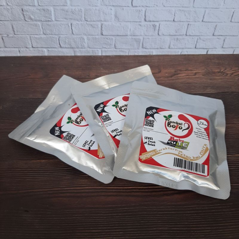 Sambal Viral Sambal BABY CUmi peTE (Bojo BABY CUTE) Sambal Kemasan Sachet 20gr