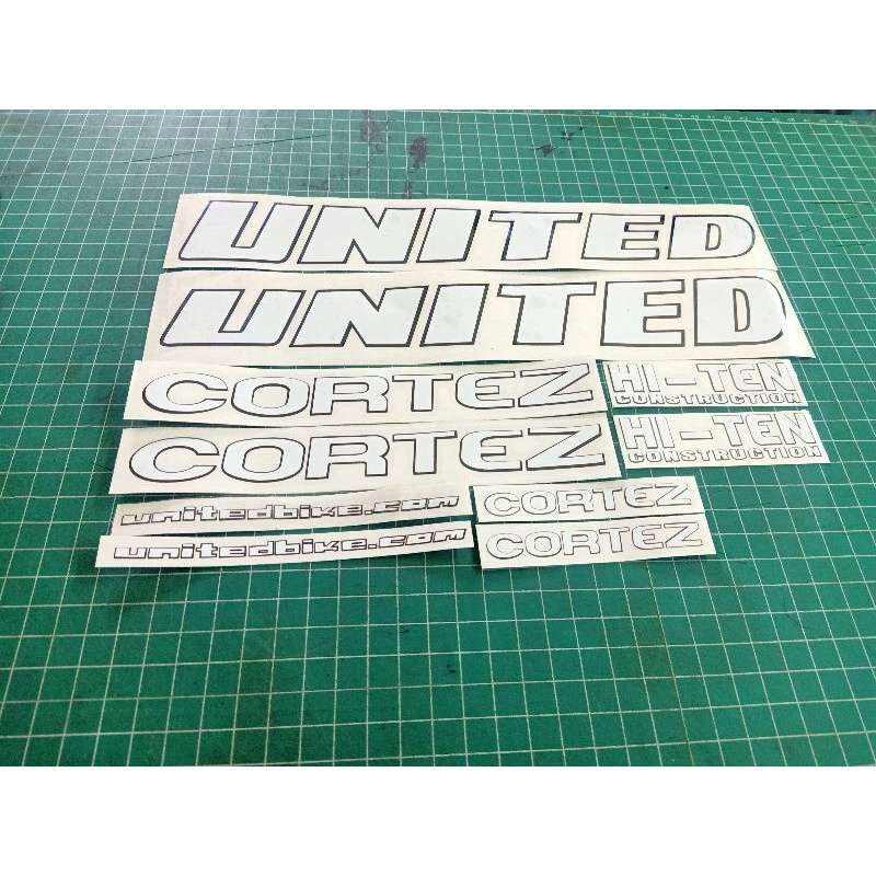 stiker sepeda united cortez