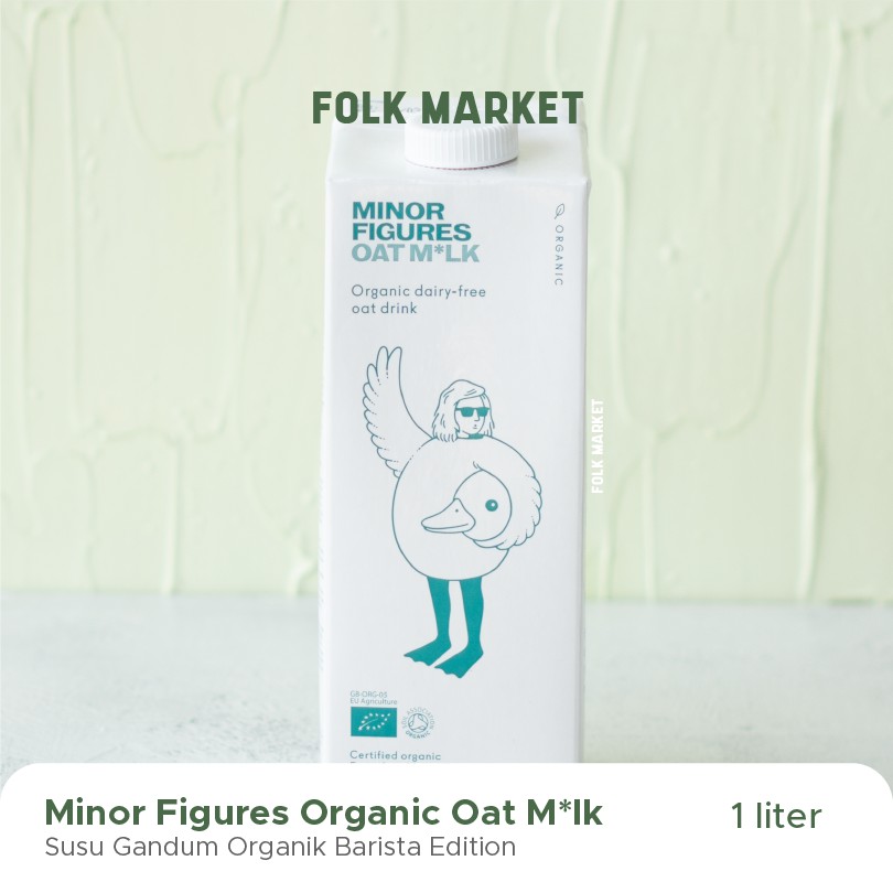 

MINOR FIGURES Organic Oat Milk 1 Liter | Susu Gandum Organik 1L