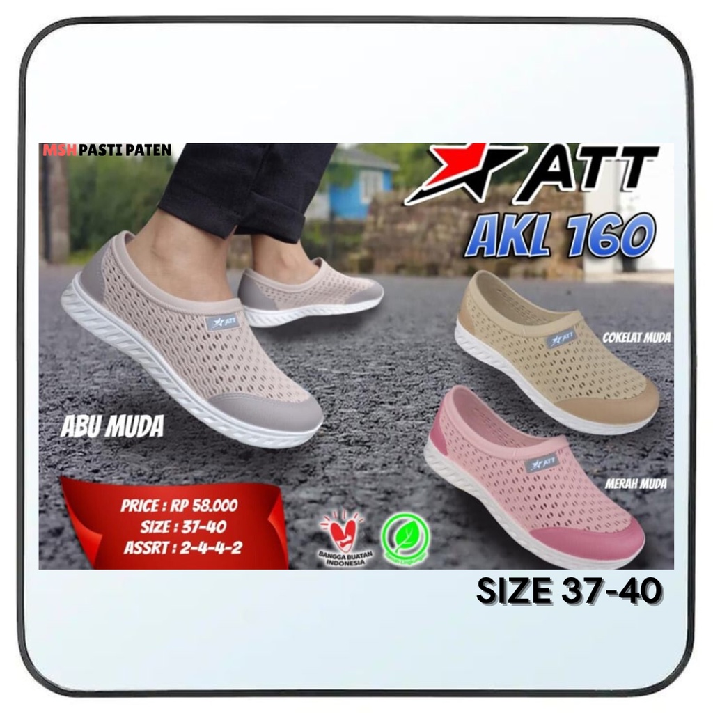 PRO ATT AKL 160 ORIGINAL Sepatu kerja wanita Sepatu karet wanita