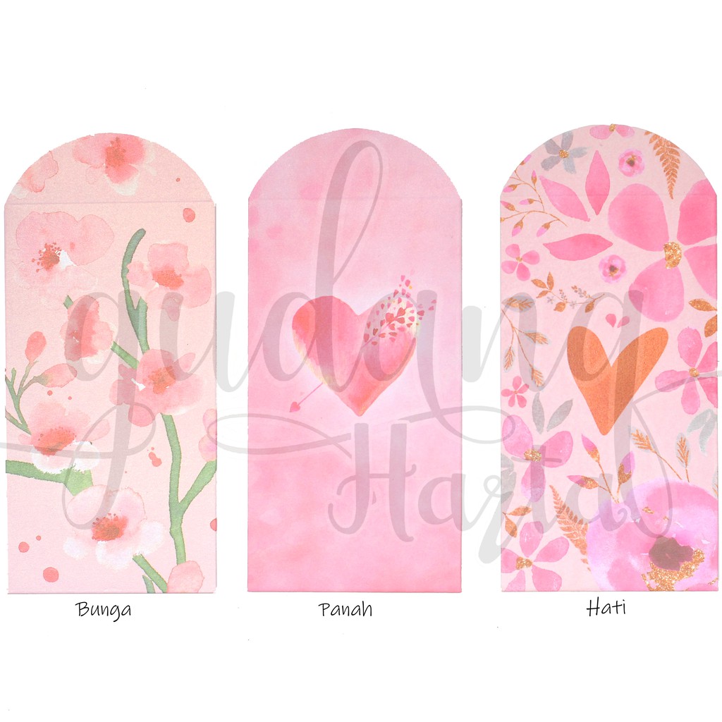 

Amplop Love And Flower Angpao Bunga dan Hati Romantis Shuangxi Lucu Unik GC 311399