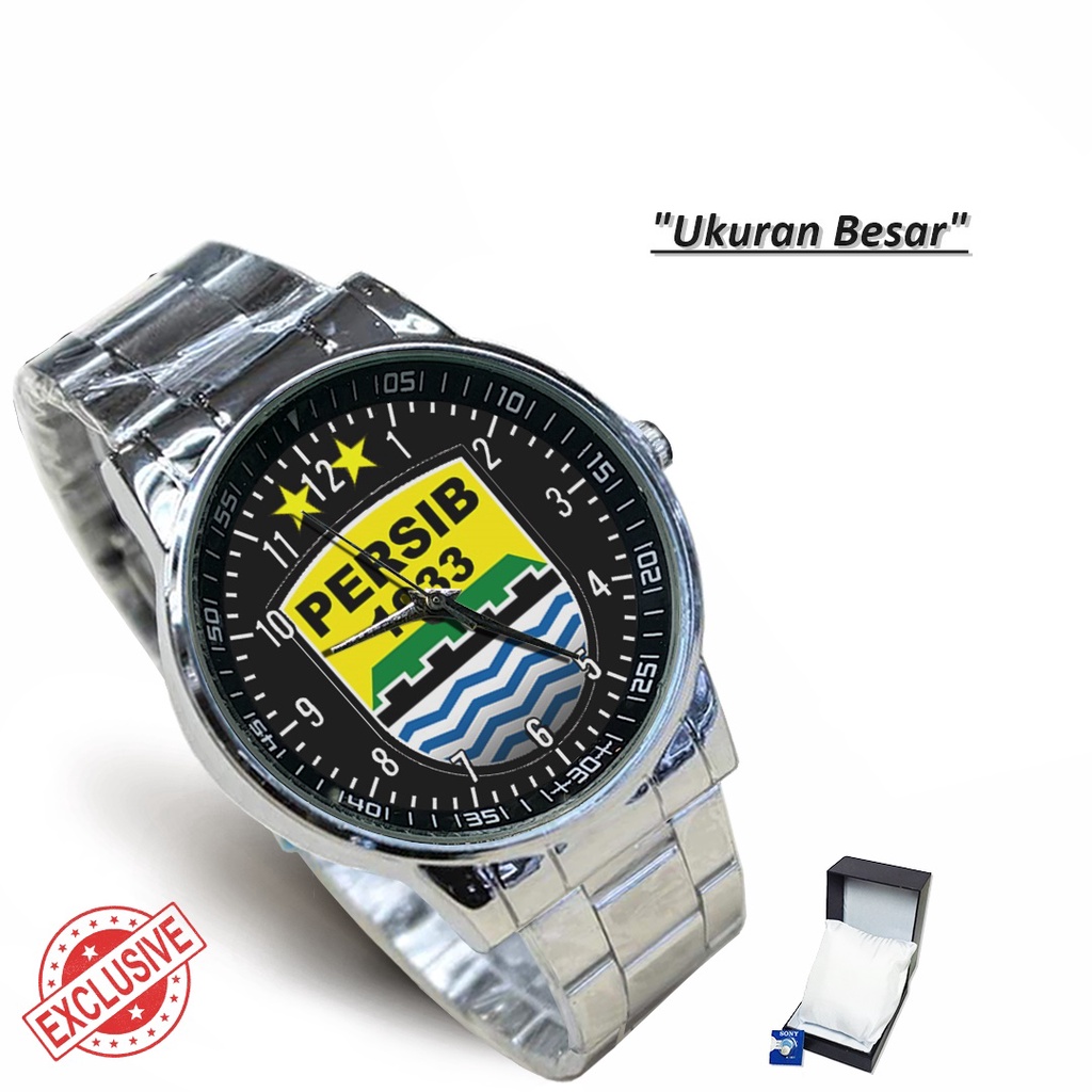 Jam Tangan Rantai Couple PERSIB BANDUNG - 02 (Awesome)