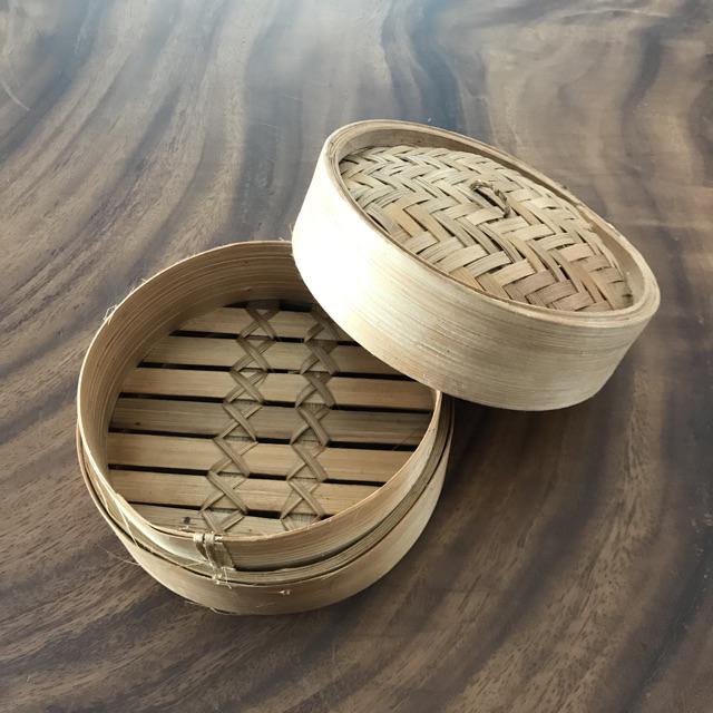 Tempat Dimsum Satuan 13cm/klakat Basket Kukusan Dim Sum Anyaman
