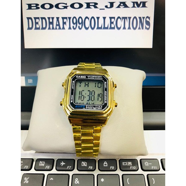 JAM TANGAN CASIO RANTE DIGITAL FULL GOLD