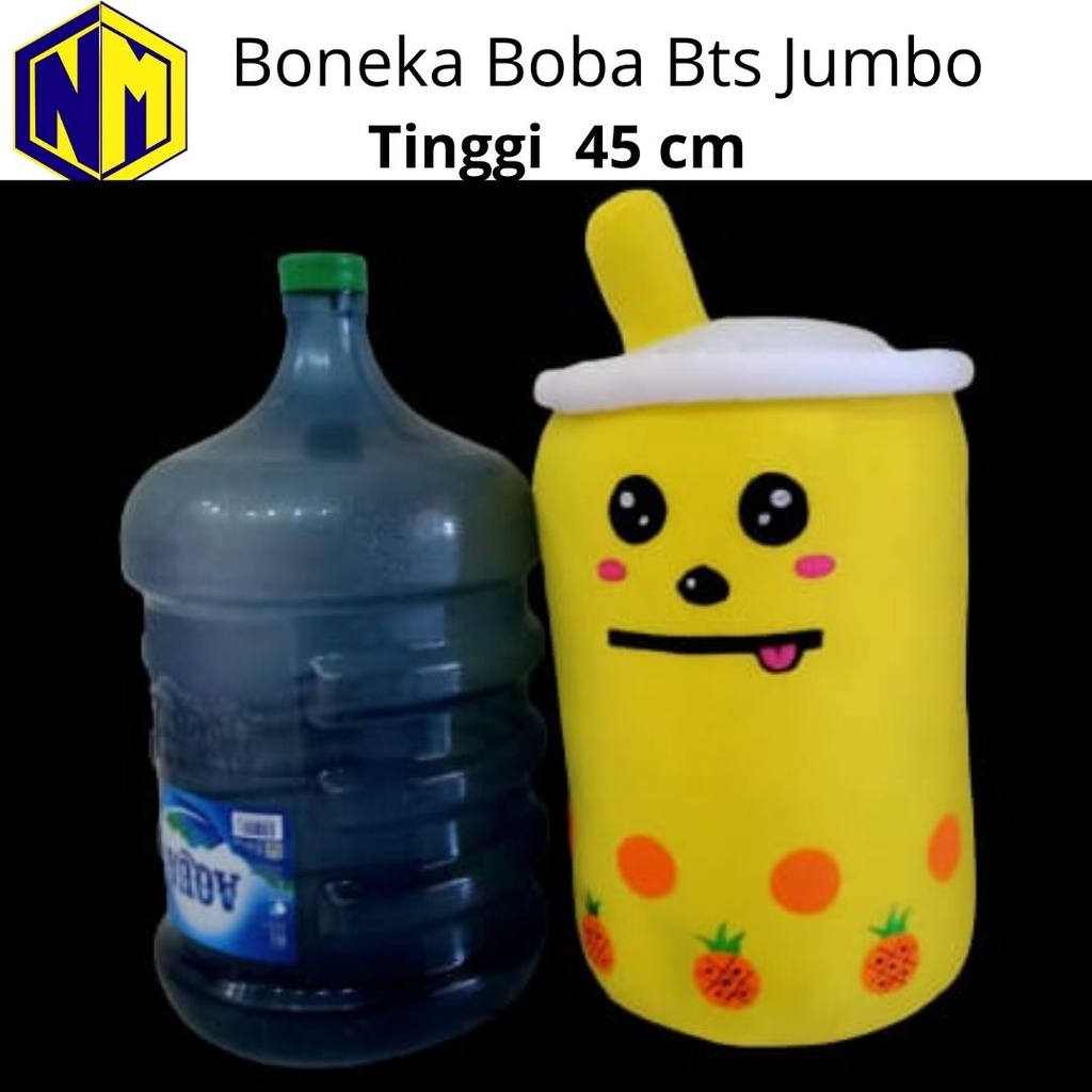 Boneka Boba BTS Jumbo Bantal Boba Besar label SNI Original murah bgt