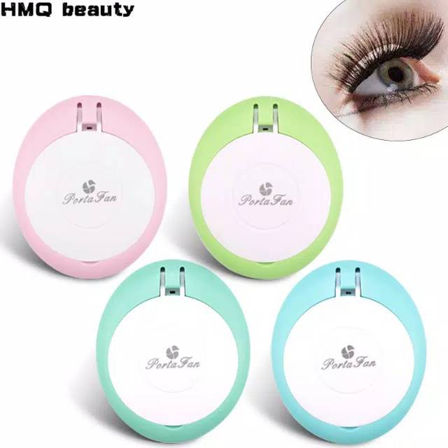 Blower for eyelash / Mini Fan Porta Fan Automatic kipas otomatis untuk eyelash agar tidak perih sampai kering termurah ada kaca